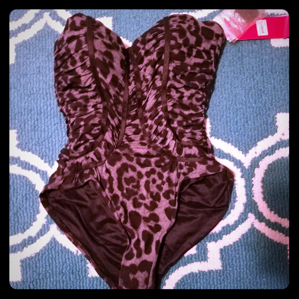 Leopard Print SPANX bathing suit